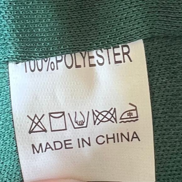 Fundaisy Flappers style green sequined dress with fringe & cap sleeves #3915 - Picture 8 of 8